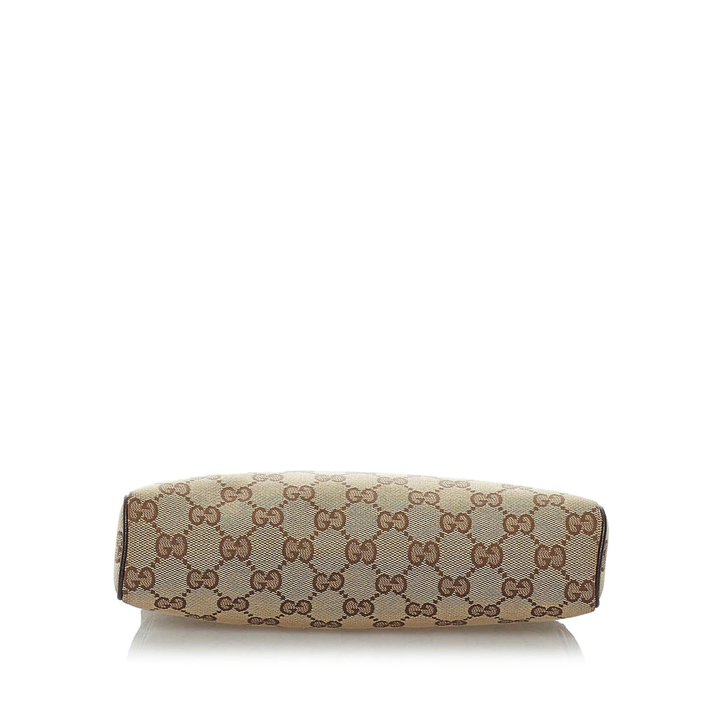 Gucci Gucci Abbey D-Ring Canvas Baguette (SHG-29572)