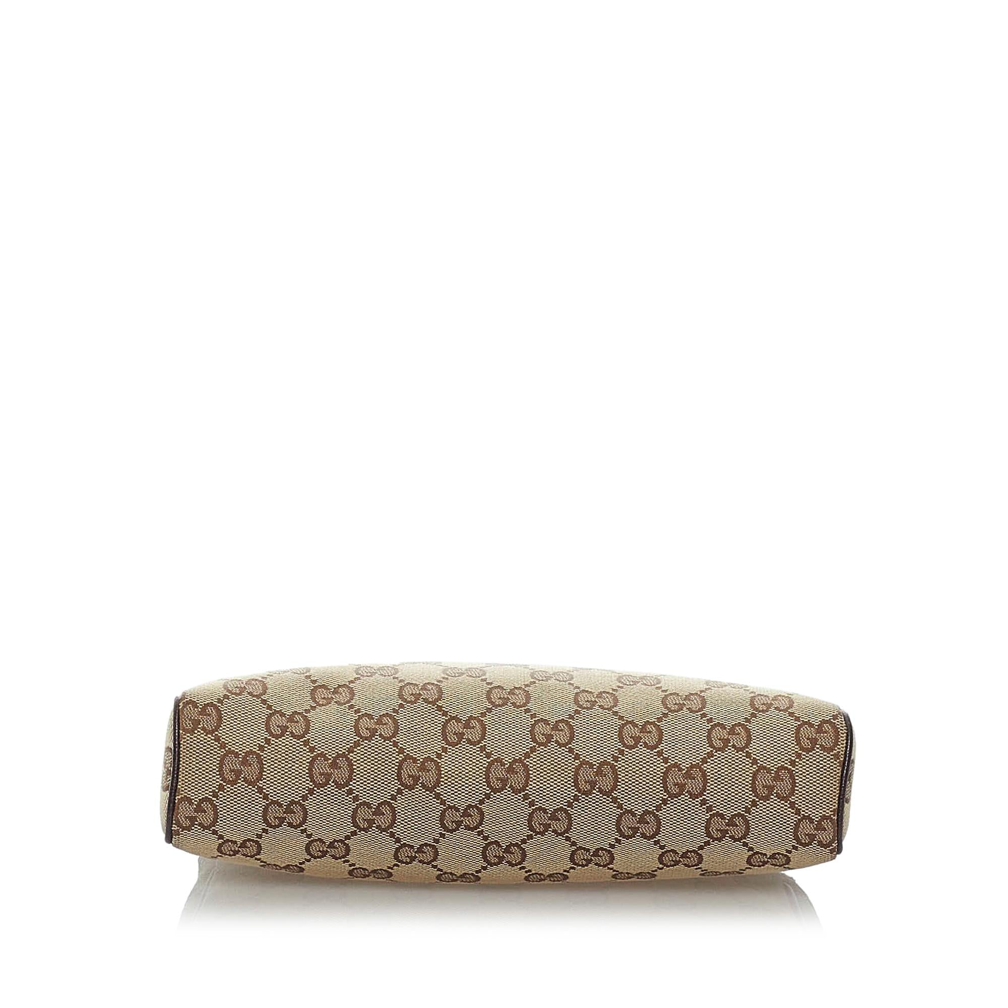 Gucci Gucci Abbey D-Ring Canvas Baguette (SHG-29572)