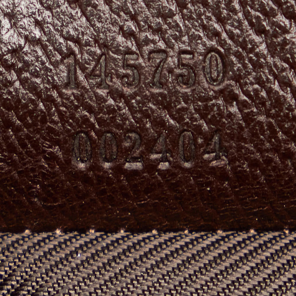 Gucci Gucci Abbey D-Ring Canvas Baguette (SHG-29572)