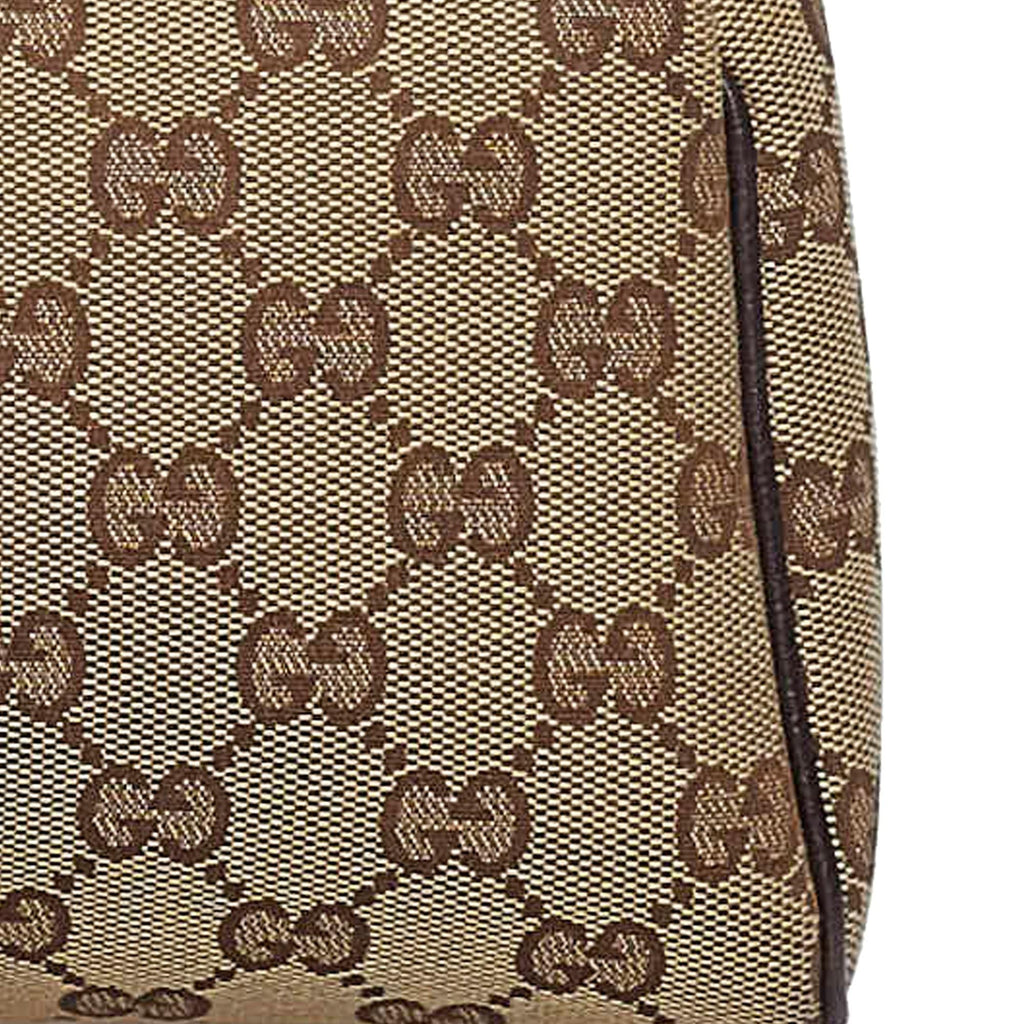 Gucci Gucci Abbey D-Ring Canvas Baguette (SHG-29572)