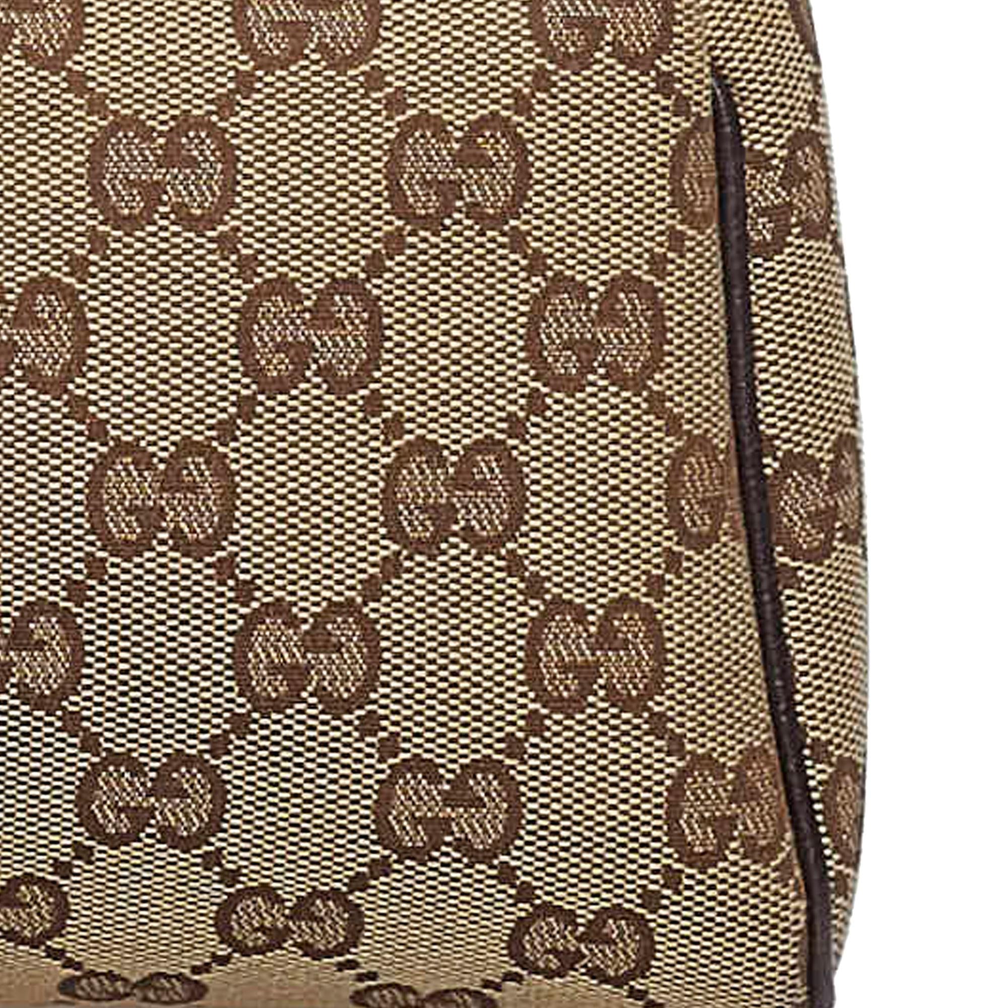 Gucci Gucci Abbey D-Ring Canvas Baguette (SHG-29572)