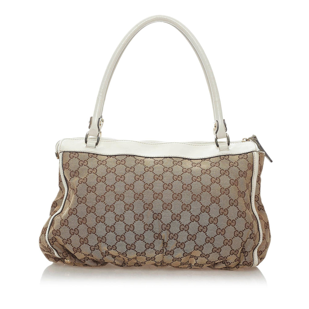 Gucci Gucci Abbey D-Ring Canvas Shoulder Bag (SHG-32453)