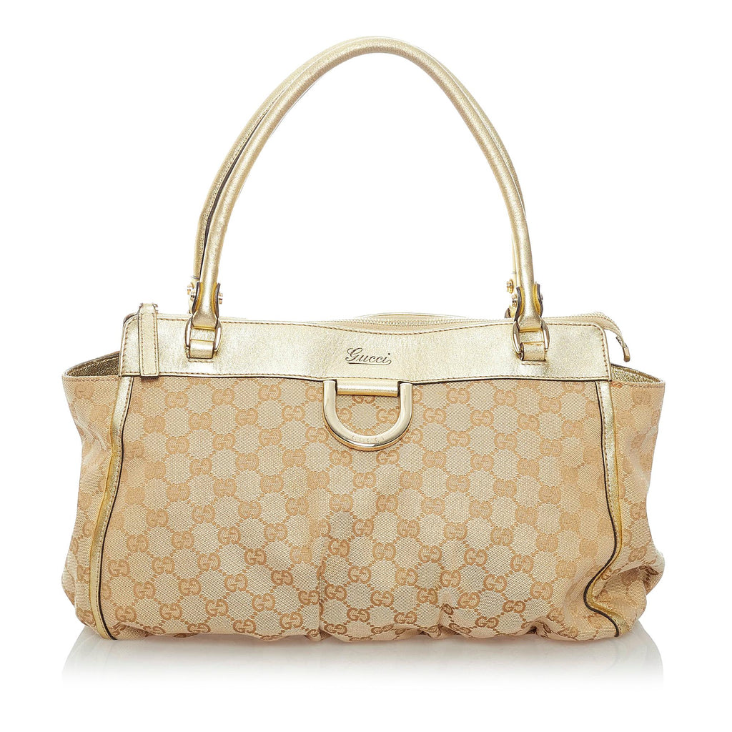 Gucci Gucci Abbey D-Ring Canvas Shoulder Bag (SHG-32900)