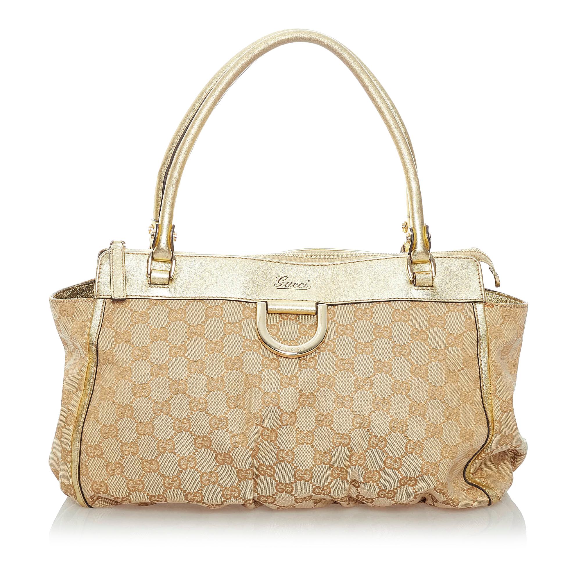 Gucci Gucci Abbey D-Ring Canvas Shoulder Bag (SHG-32900)
