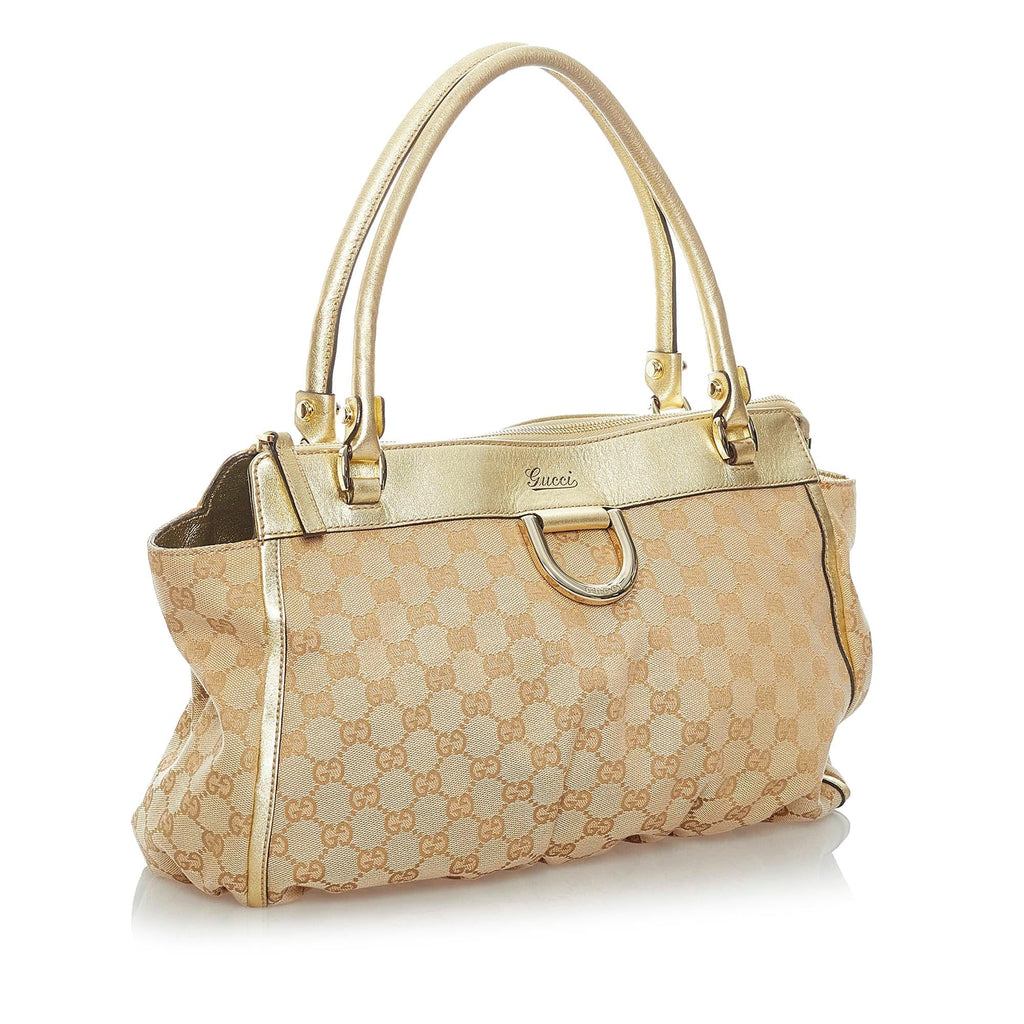 Gucci Gucci Abbey D-Ring Canvas Shoulder Bag (SHG-32900)
