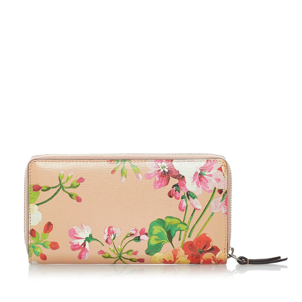 Gucci Gucci Blooms Zip Around Long Wallet (SHG-32346)