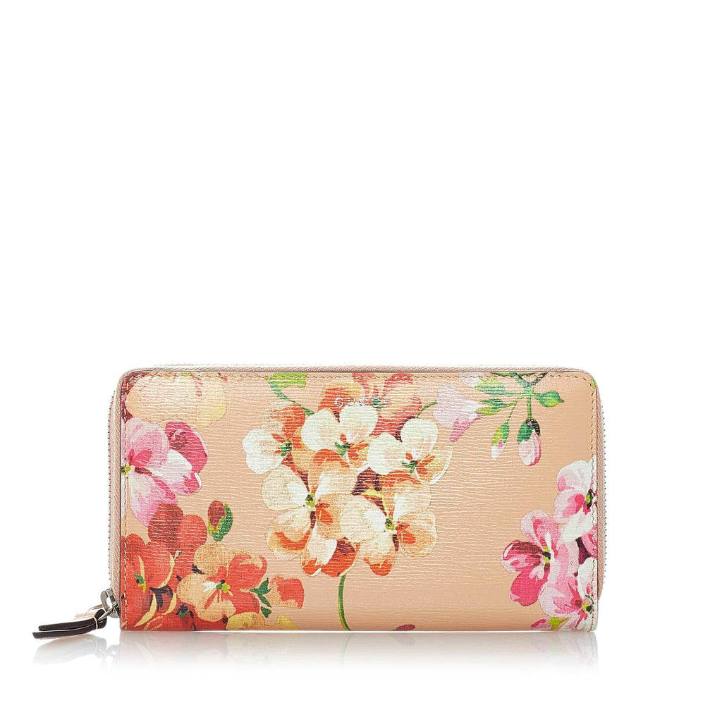 Gucci Gucci Blooms Zip Around Long Wallet (SHG-32346)