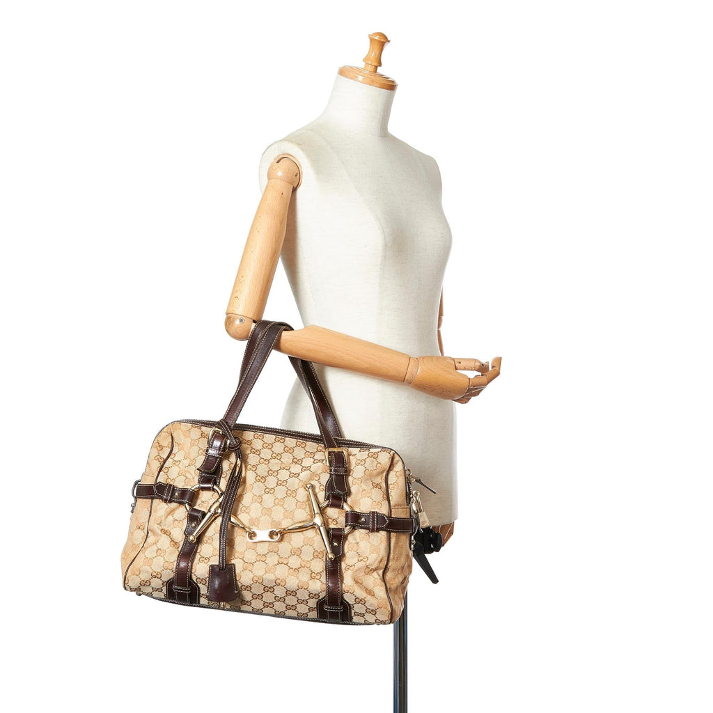 Gucci Gucci Canvas 85th Anniversary Shoulder Bag (SHG-25944)