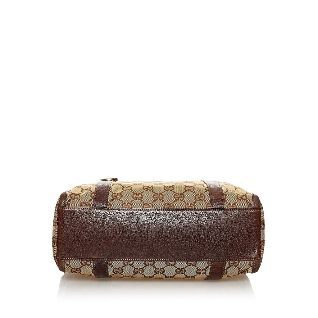 Gucci Gucci Canvas Abbey Boston Bag (SHG-30048)