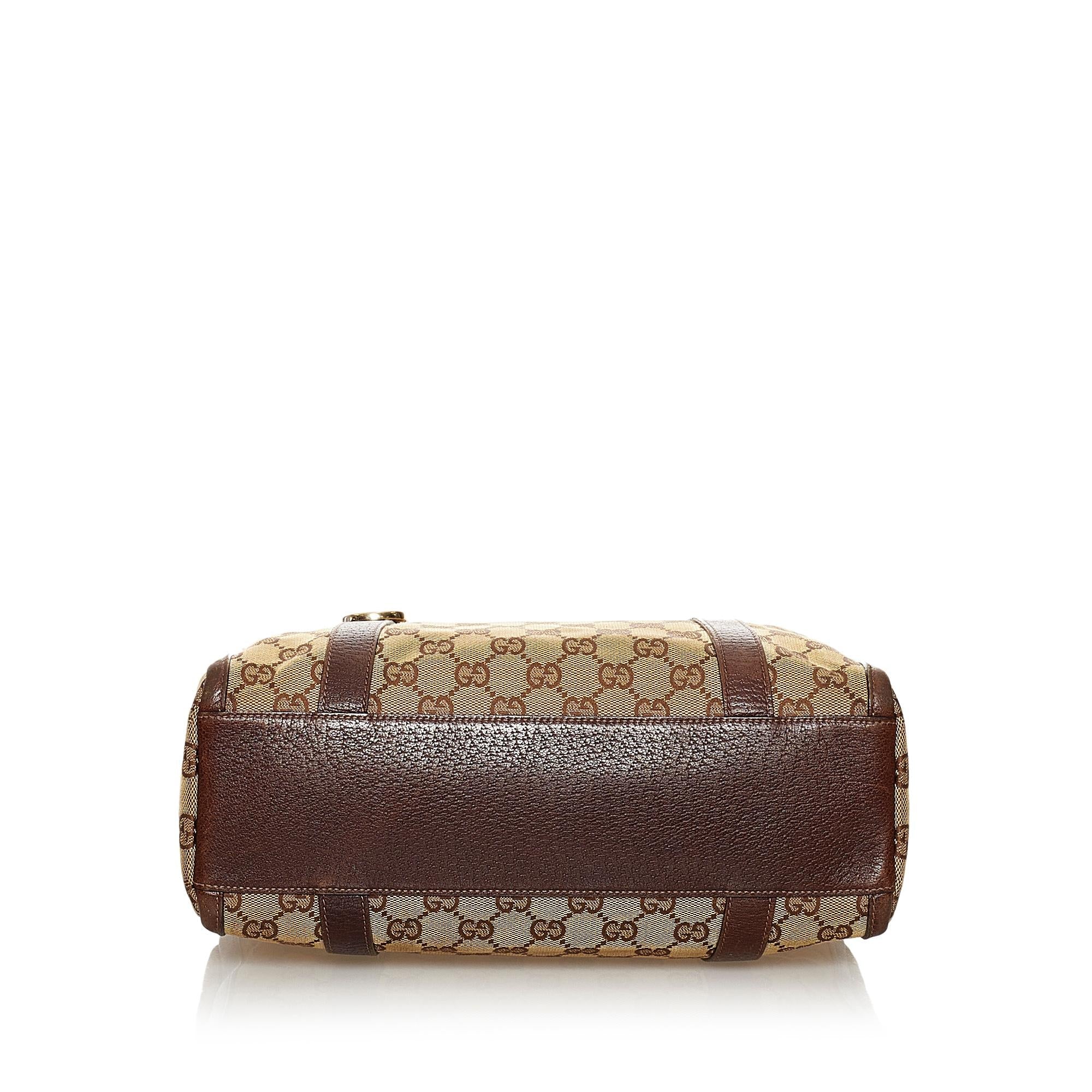 Gucci Gucci Canvas Abbey Boston Bag (SHG-30048)