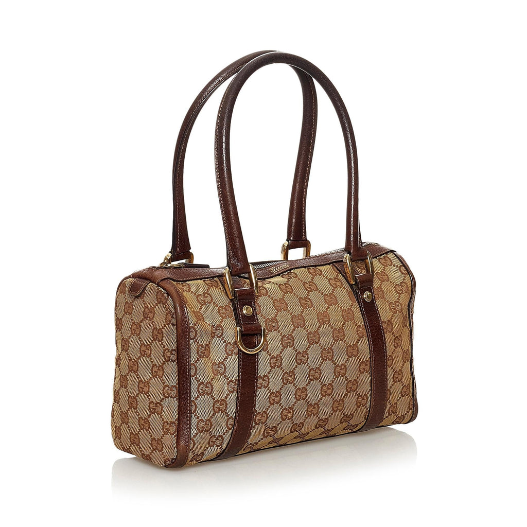 Gucci Gucci Canvas Abbey Boston Bag (SHG-30048)