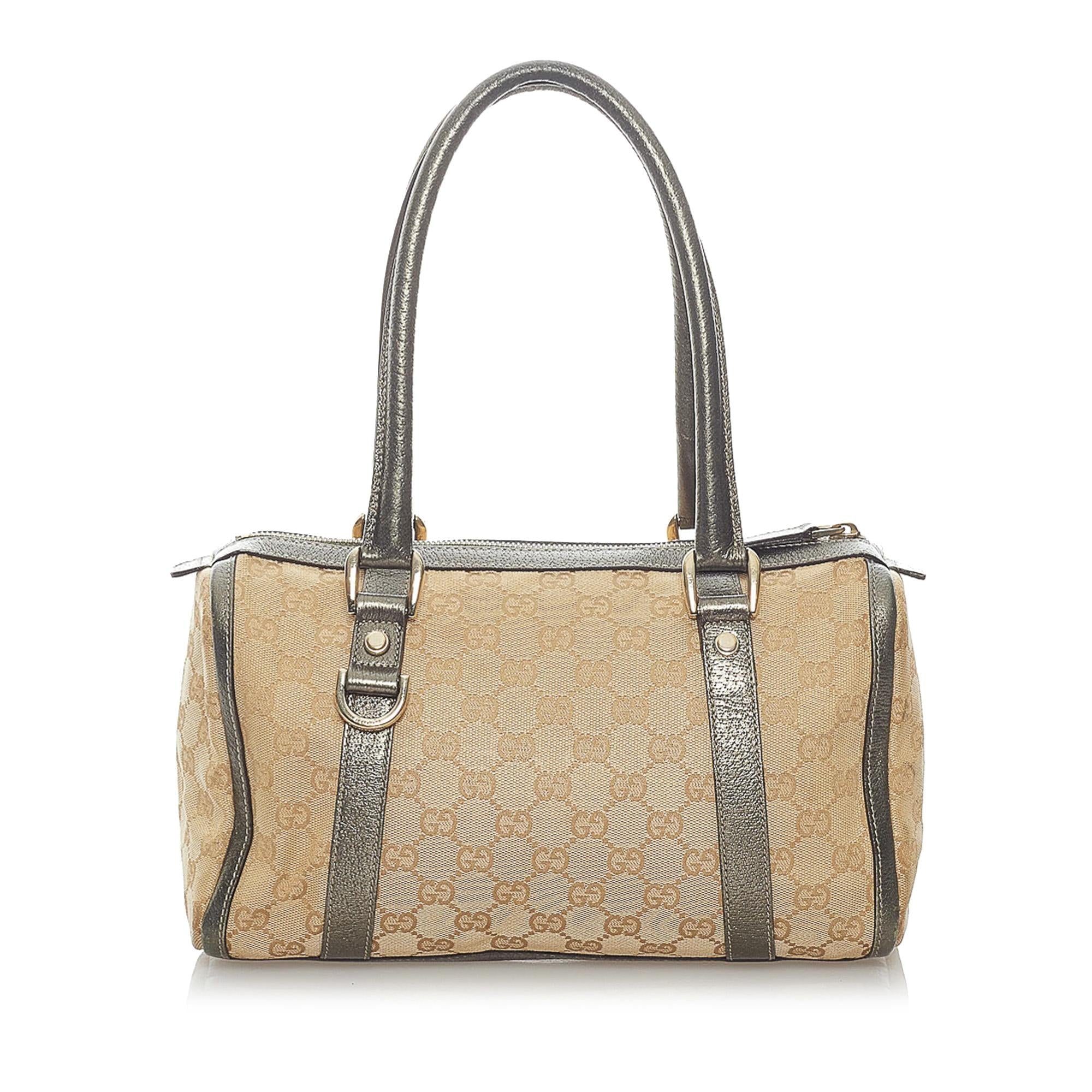 Gucci Gucci Canvas Abbey Boston Bag (SHG-32098)