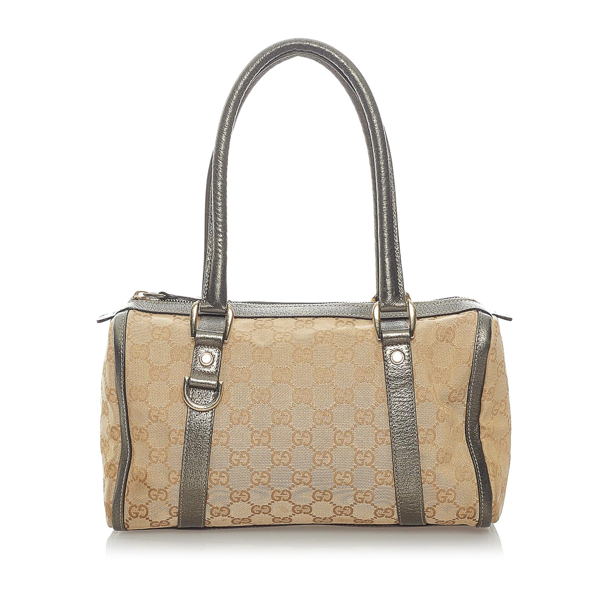 Gucci Gucci Canvas Abbey Boston Bag (SHG-32098)