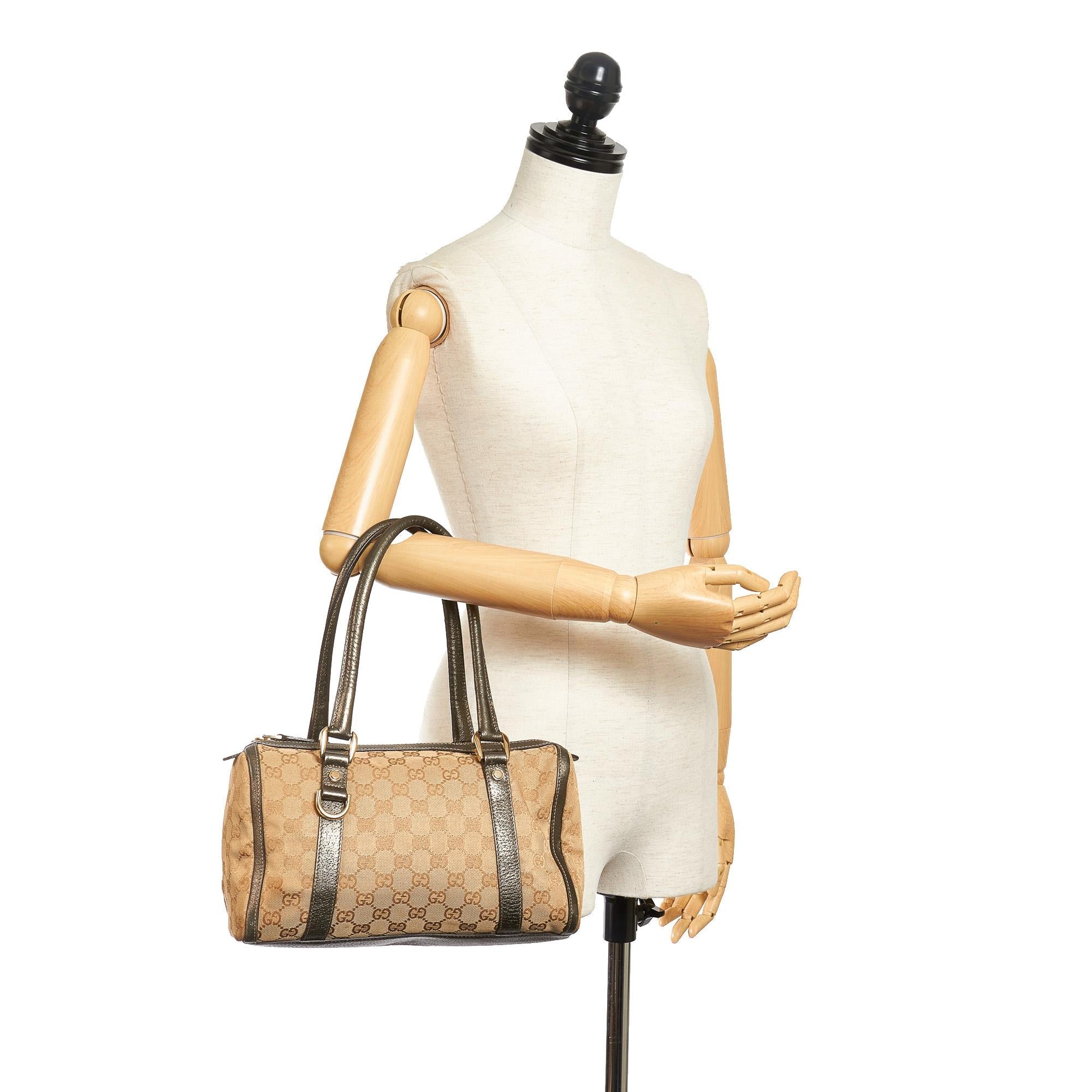 Gucci Gucci Canvas Abbey Boston Bag (SHG-32098)