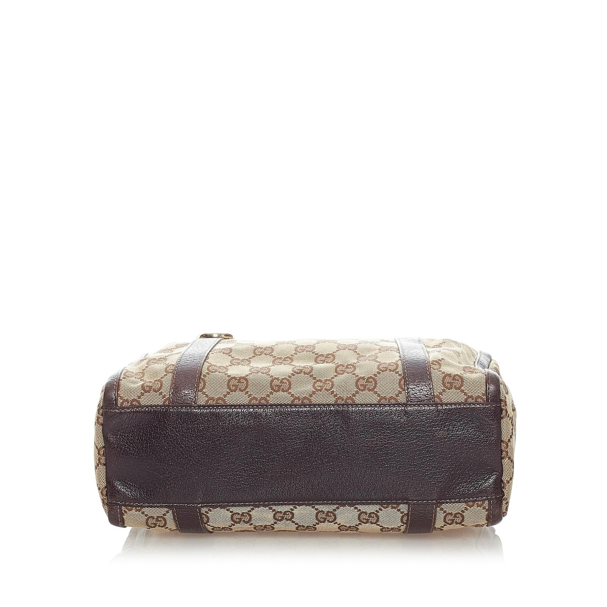 Gucci Gucci Canvas Abbey Boston Bag (SHG-32955)