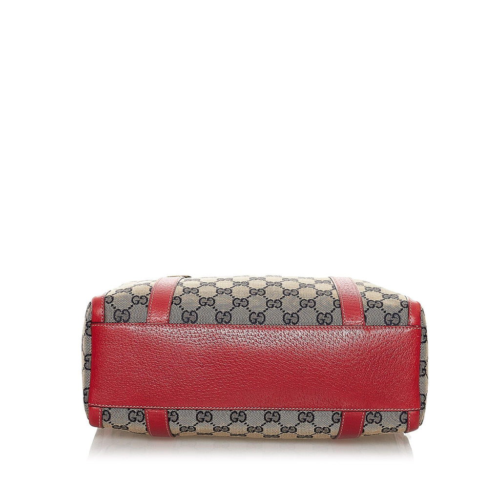 Gucci Gucci Canvas Abbey Boston Bag (SHG-33783)