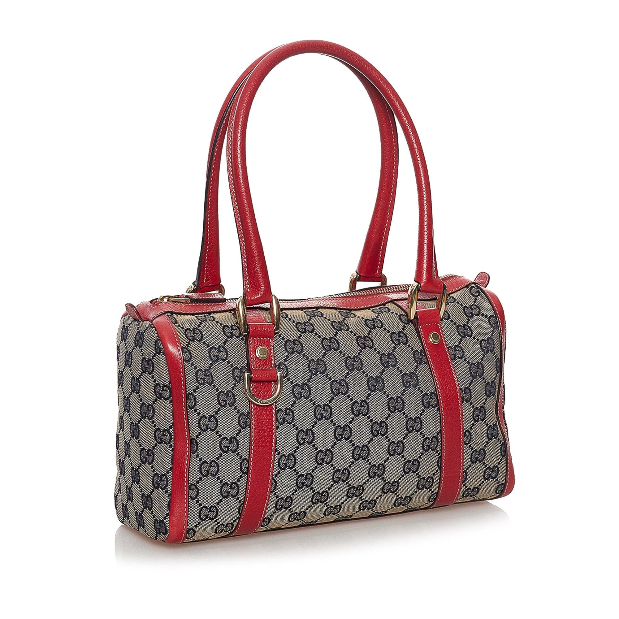 Gucci Gucci Canvas Abbey Boston Bag (SHG-33783)
