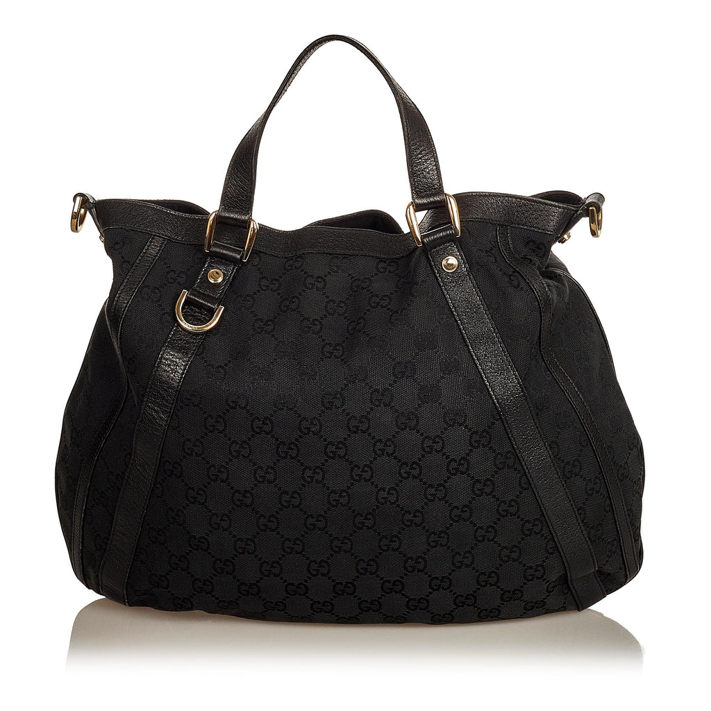 Gucci Gucci Canvas Abbey Convertible Satchel (SHG-25656)