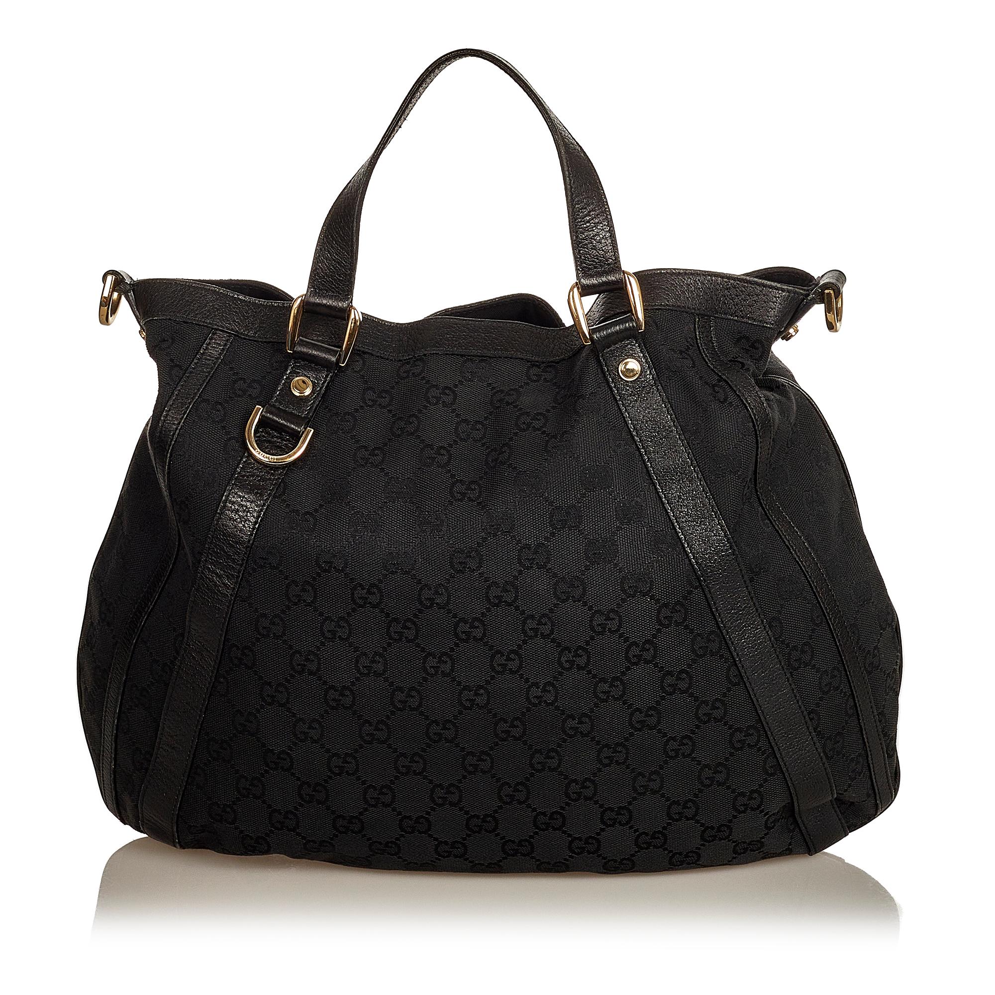 Gucci Gucci Canvas Abbey Convertible Satchel (SHG-25656)