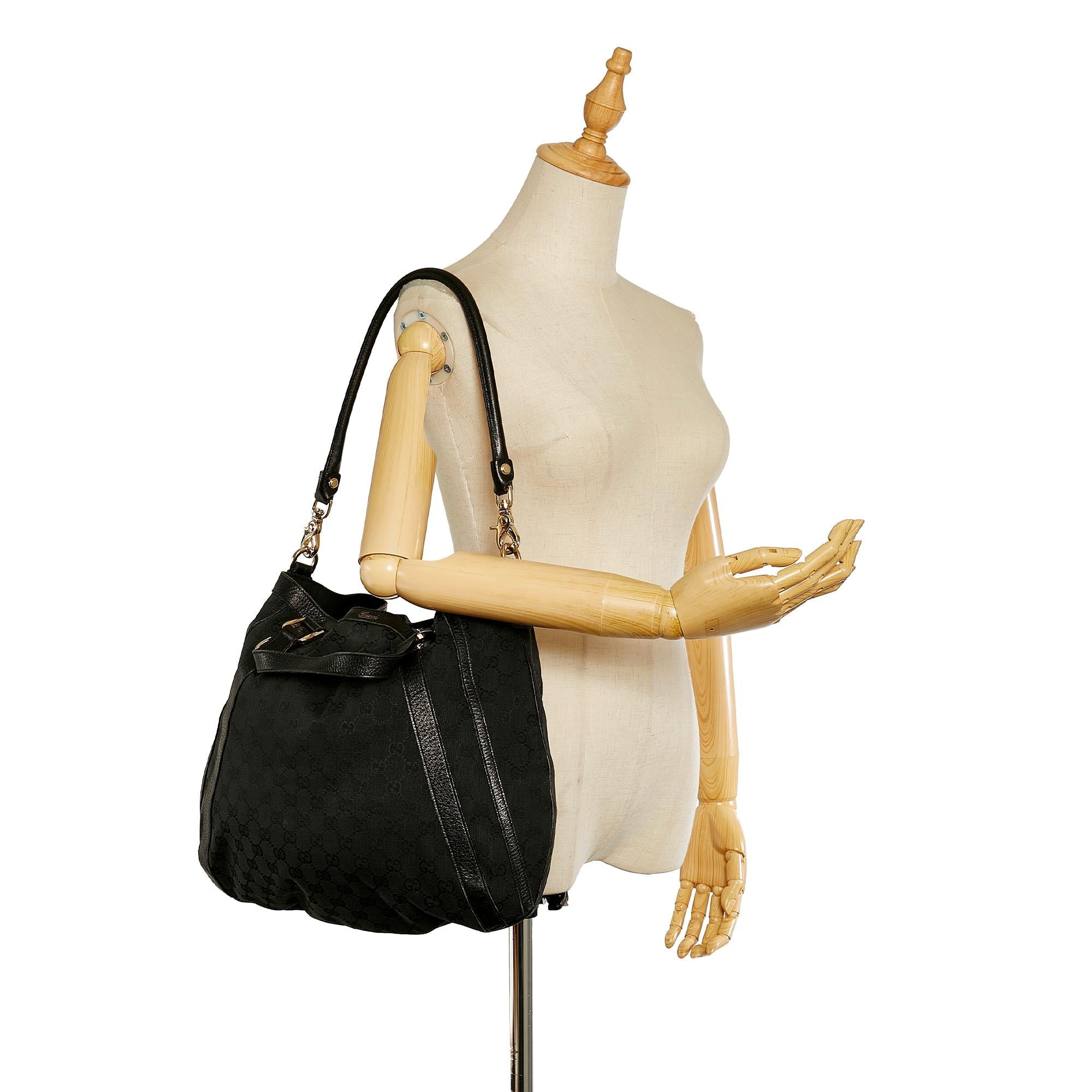 Gucci Gucci Canvas Abbey Convertible Satchel (SHG-25656)