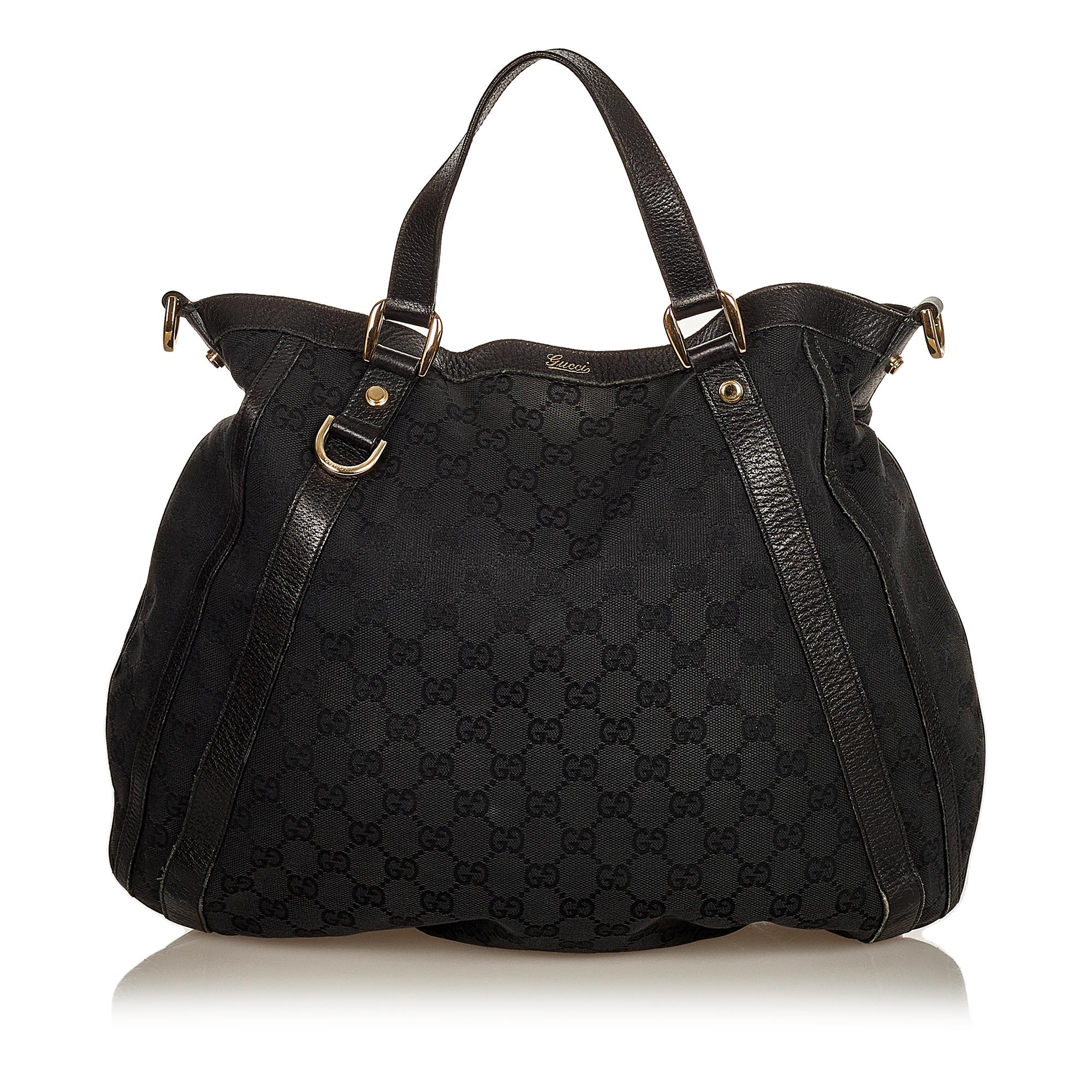 Gucci Gucci Canvas Abbey Convertible Satchel (SHG-25656)