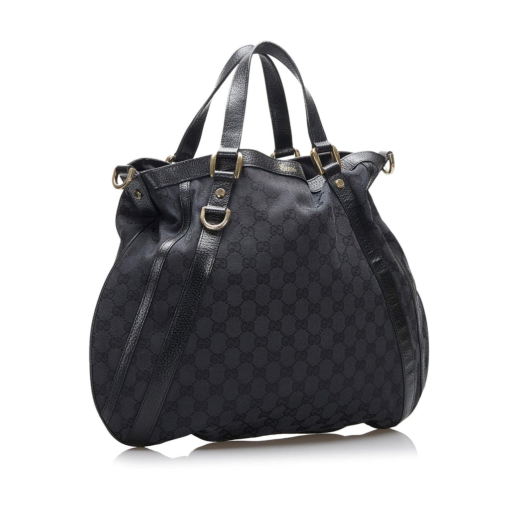 Gucci GG Canvas Abbey Convertible Satchel (SHG-tghdzq)