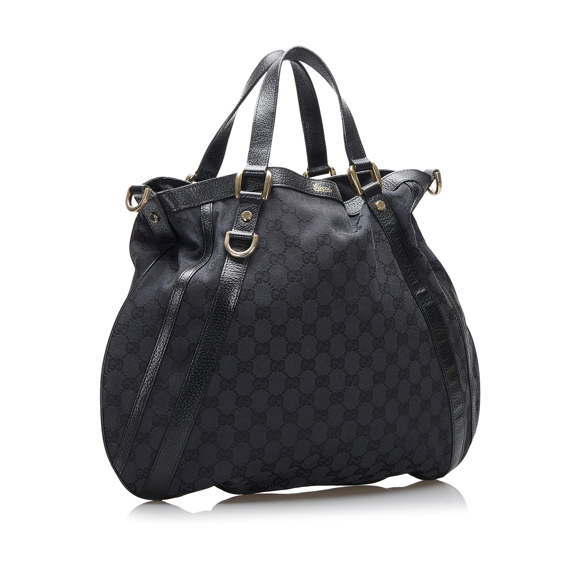 Gucci GG Canvas Abbey Convertible Satchel (SHG-tghdzq)