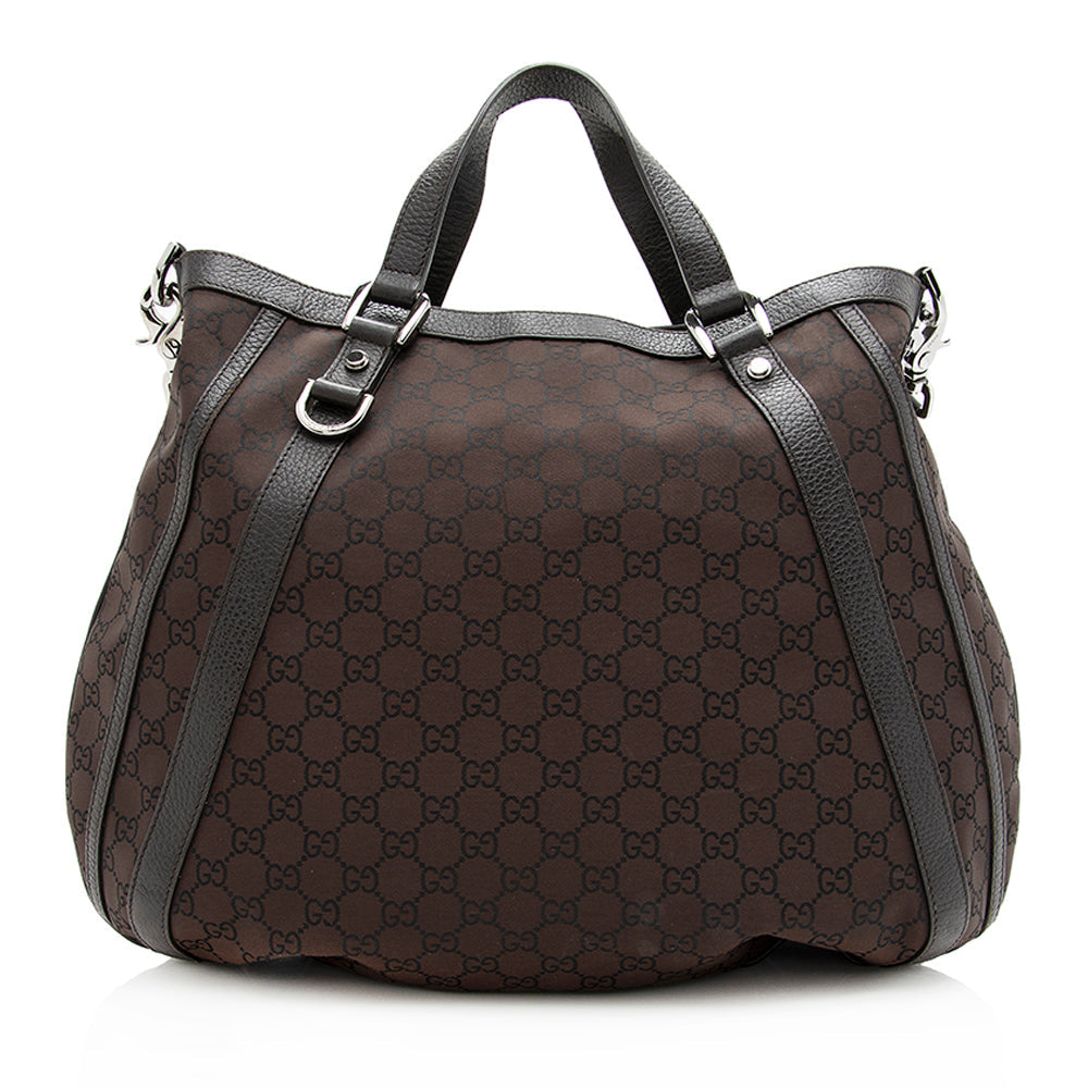 Gucci GG Canvas Abbey Convertible Tote (SHF-20157)