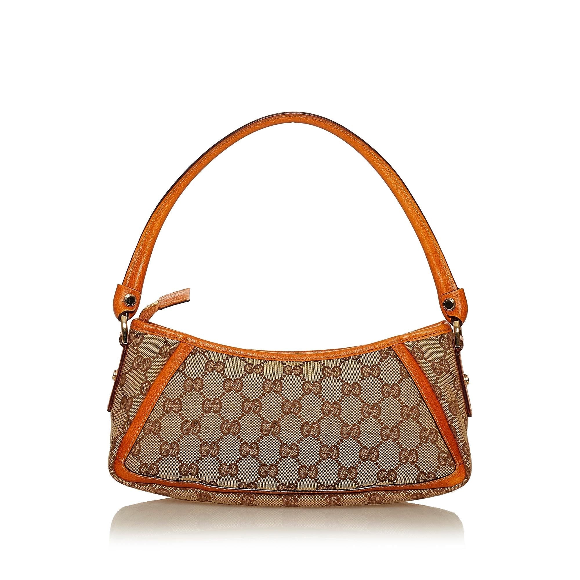 Gucci Gucci Canvas Abbey D-Ring Baguette (SHG-29430)