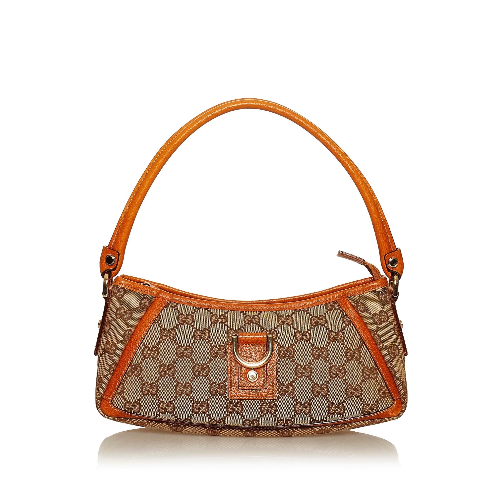 Gucci Gucci Canvas Abbey D-Ring Baguette (SHG-29430)