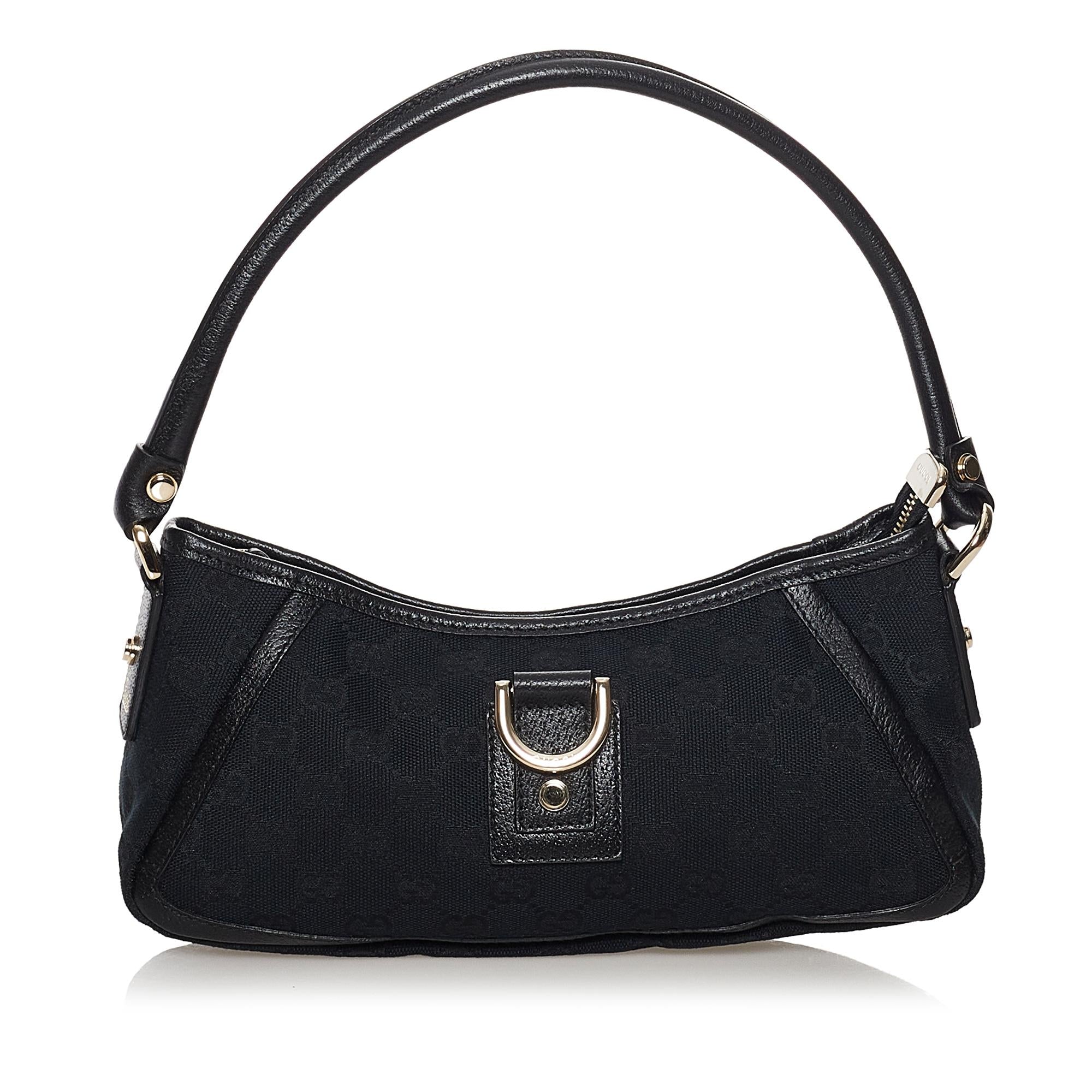 Gucci Gucci Canvas Abbey D-Ring Baguette (SHG-31784)