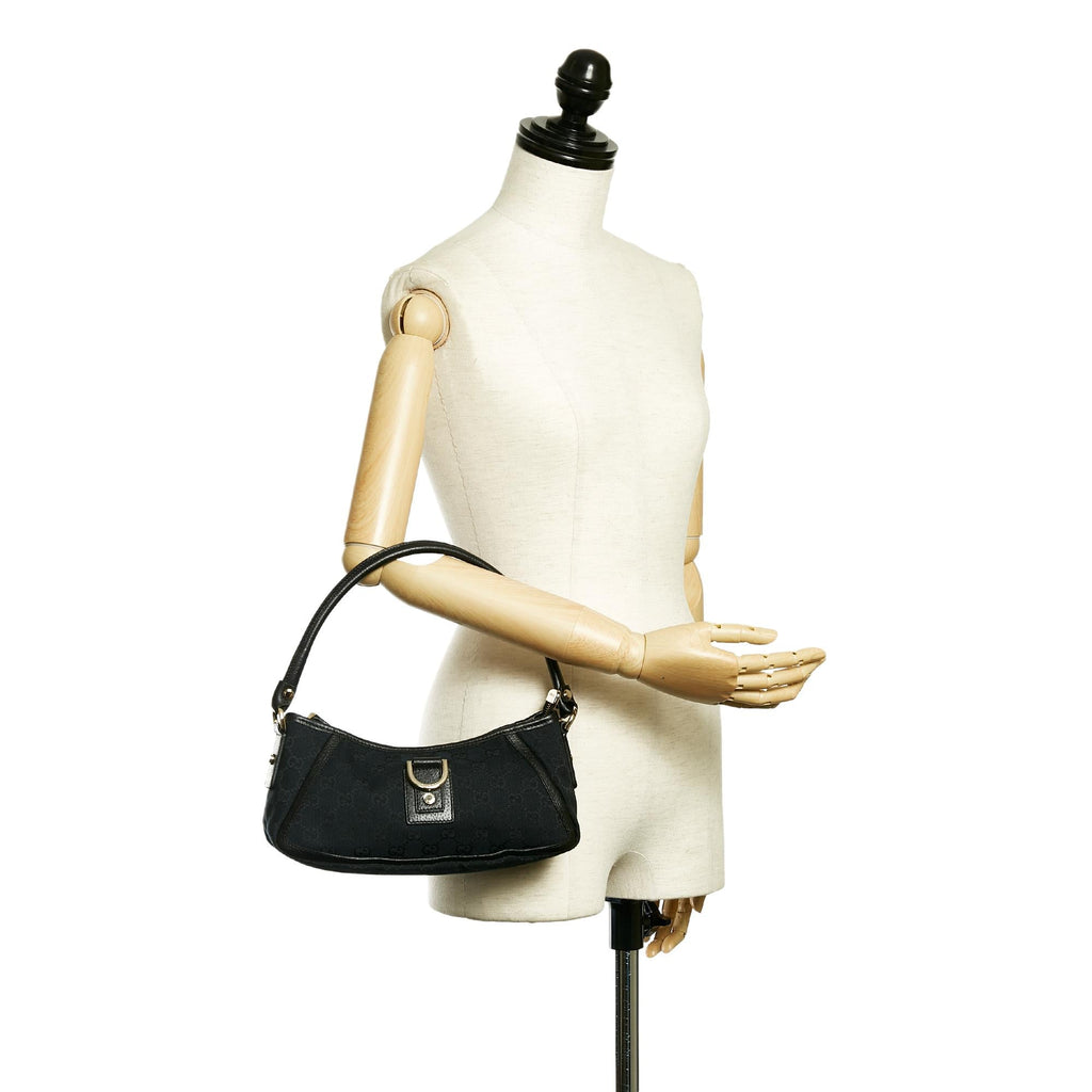 Gucci Gucci Canvas Abbey D-Ring Baguette (SHG-31784)