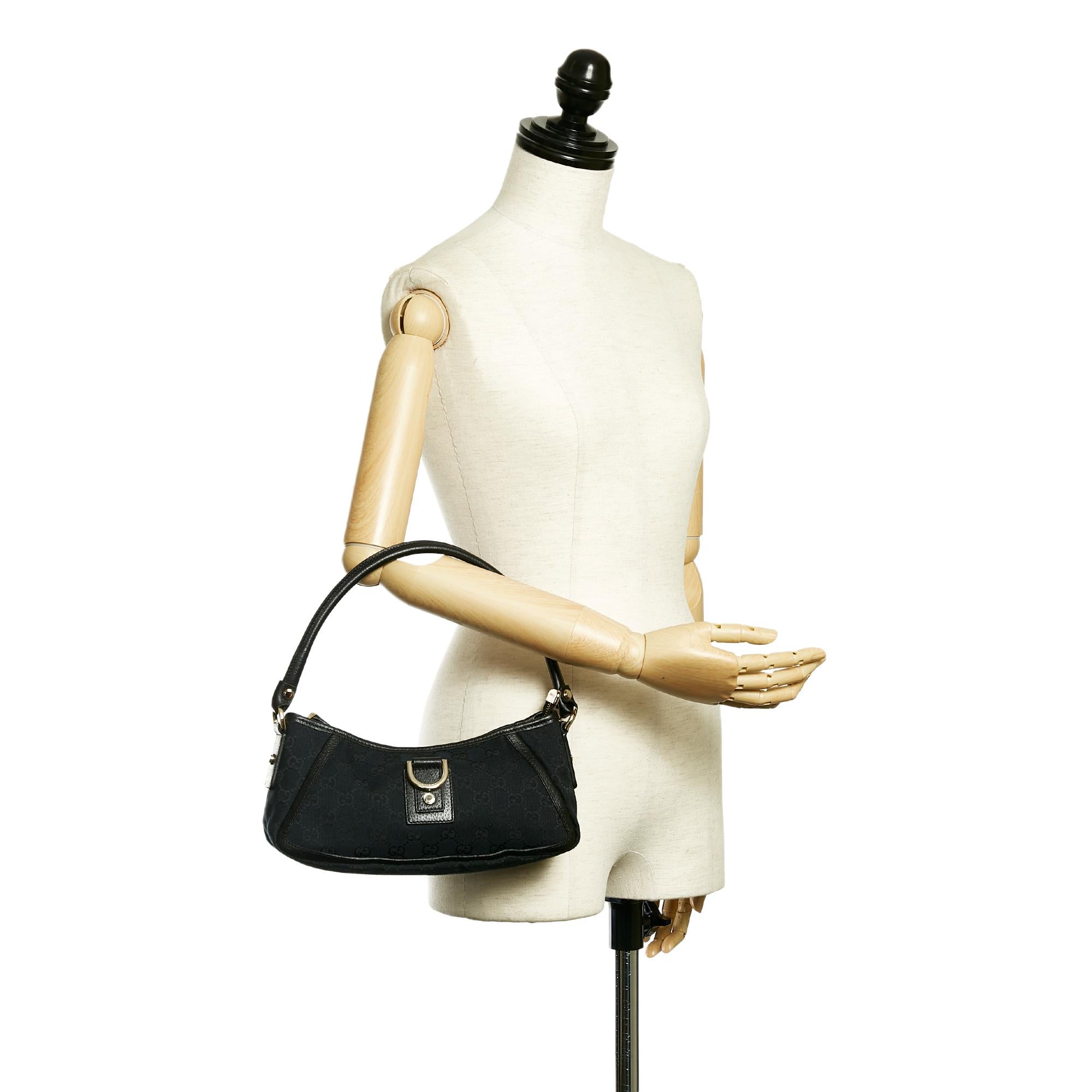 Gucci Gucci Canvas Abbey D-Ring Baguette (SHG-31784)