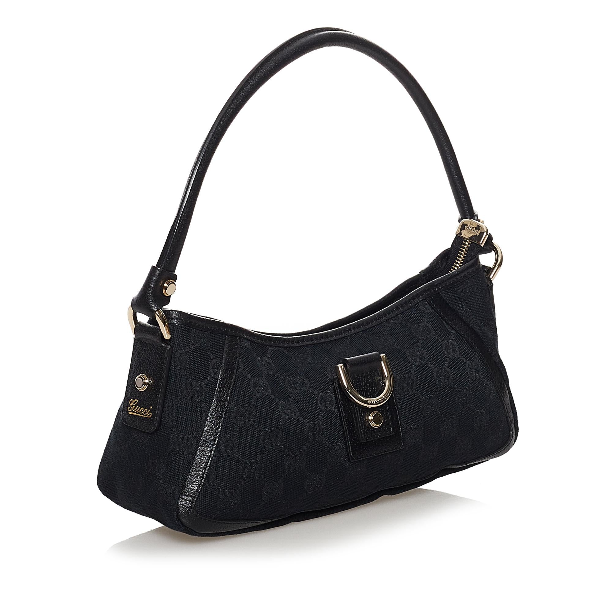 Gucci Gucci Canvas Abbey D-Ring Baguette (SHG-31784)