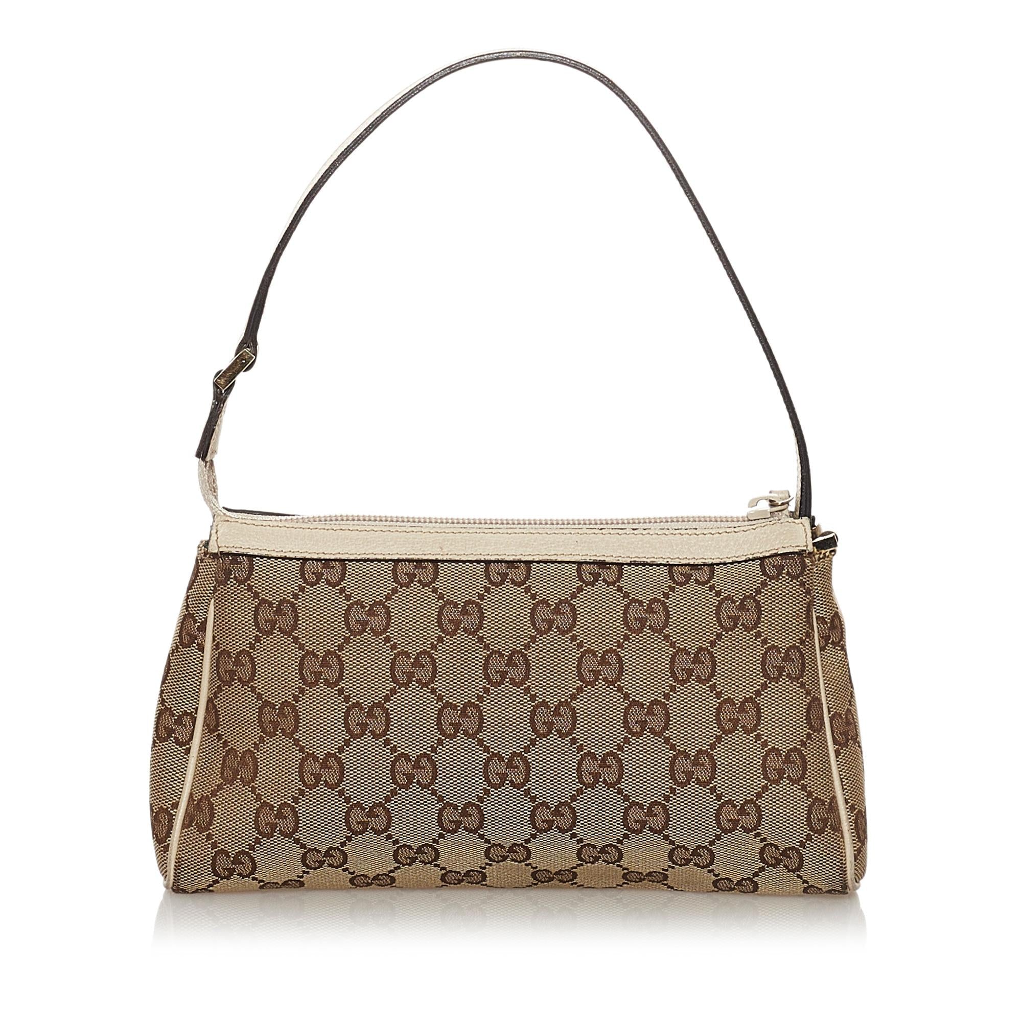 Gucci Gucci Canvas Abbey D-Ring Baguette (SHG-33038)