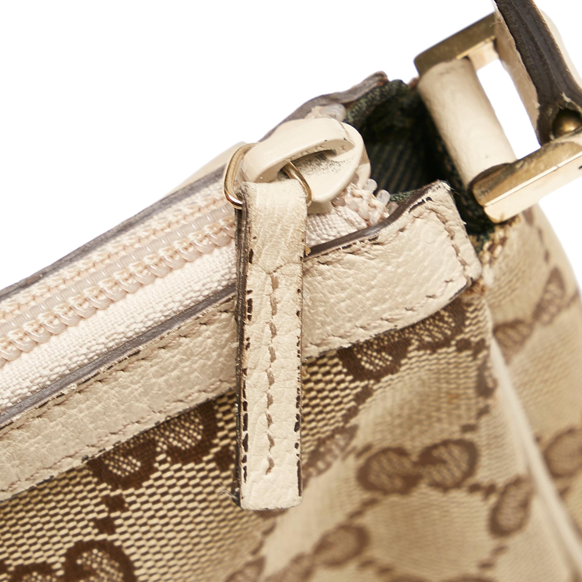 Gucci Gucci Canvas Abbey D-Ring Baguette (SHG-33038)