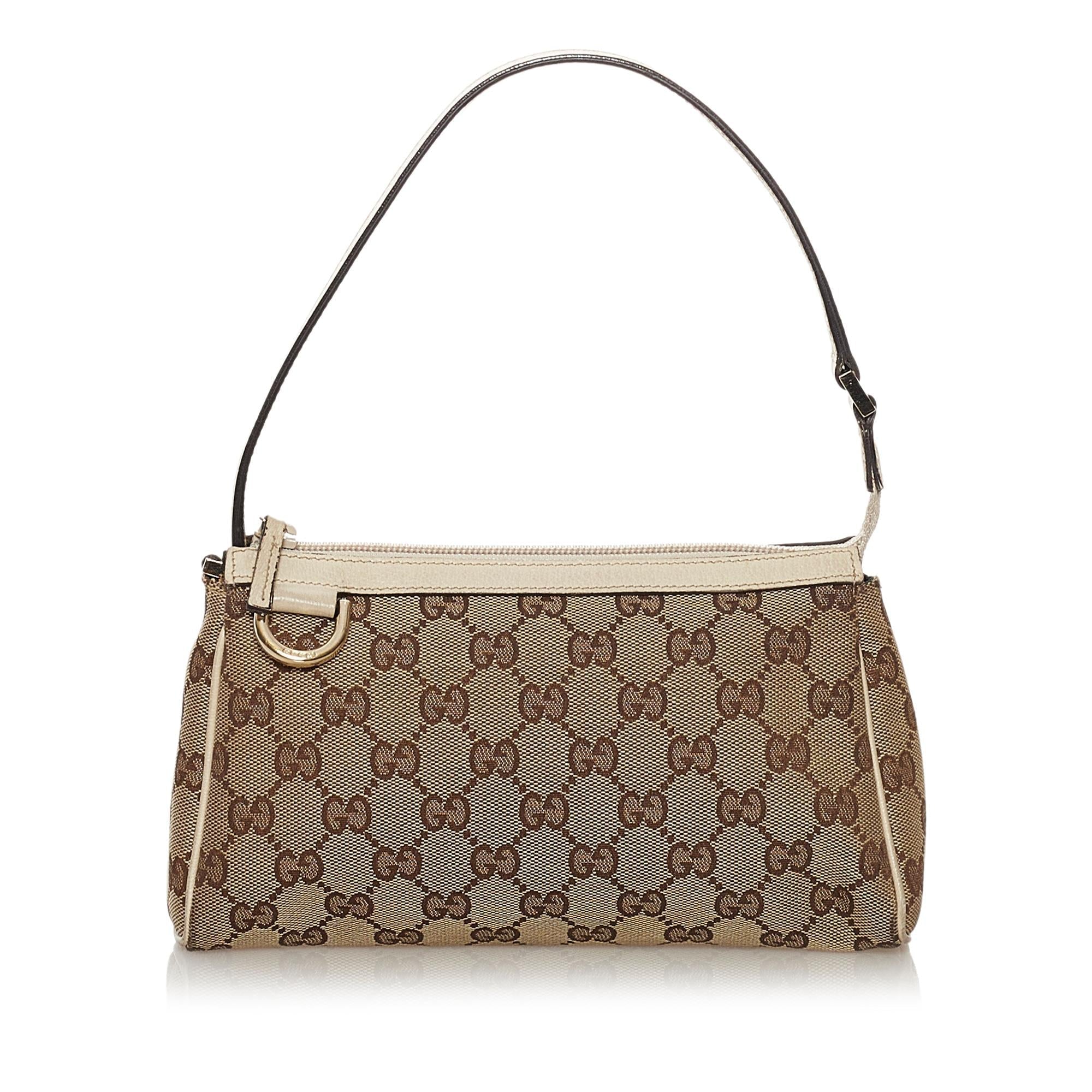 Gucci Gucci Canvas Abbey D-Ring Baguette (SHG-33038)