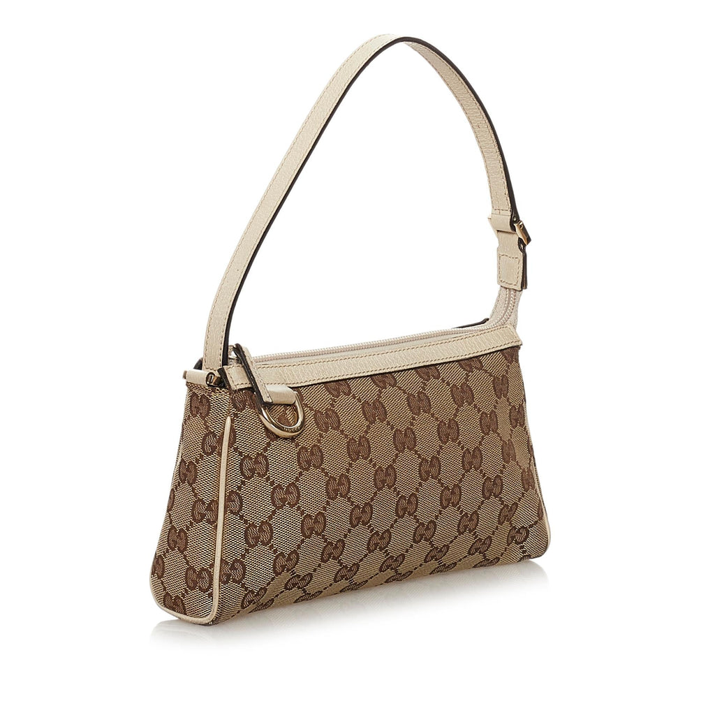 Gucci Gucci Canvas Abbey D-Ring Baguette (SHG-33038)