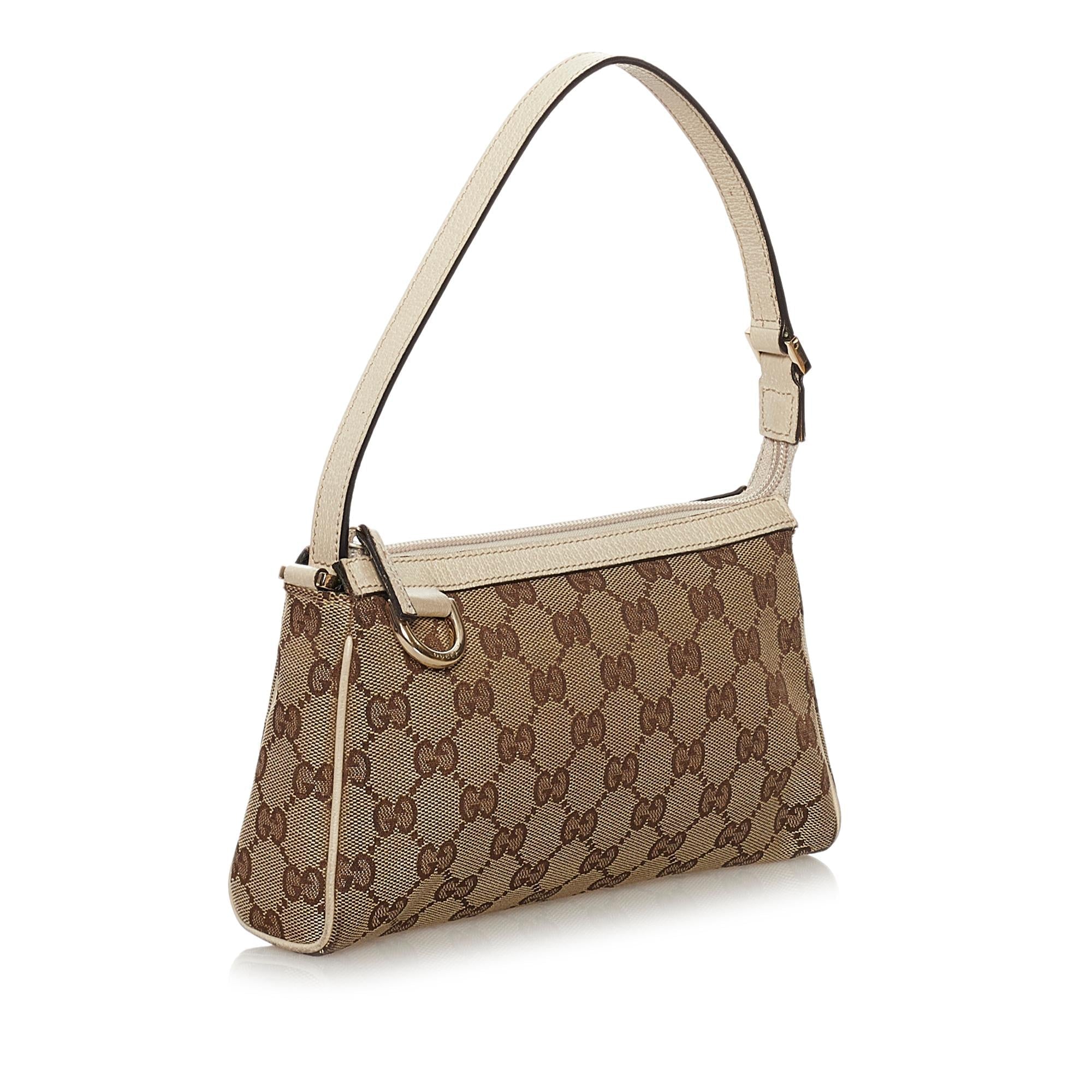 Gucci Gucci Canvas Abbey D-Ring Baguette (SHG-33038)