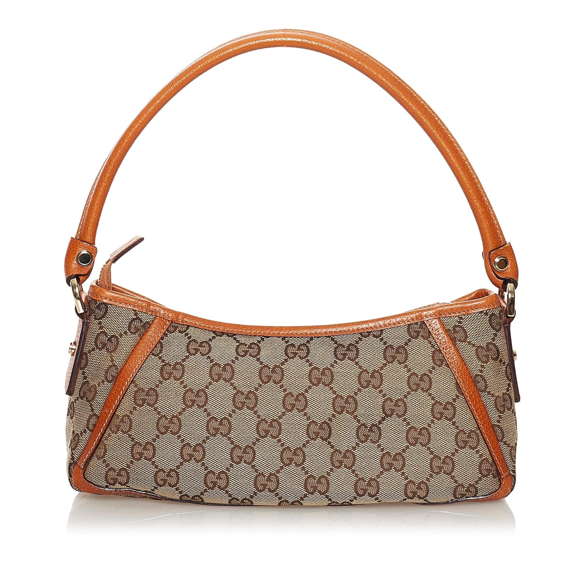Gucci Gucci Canvas Abbey D-Ring Baguette (SHG-33748)