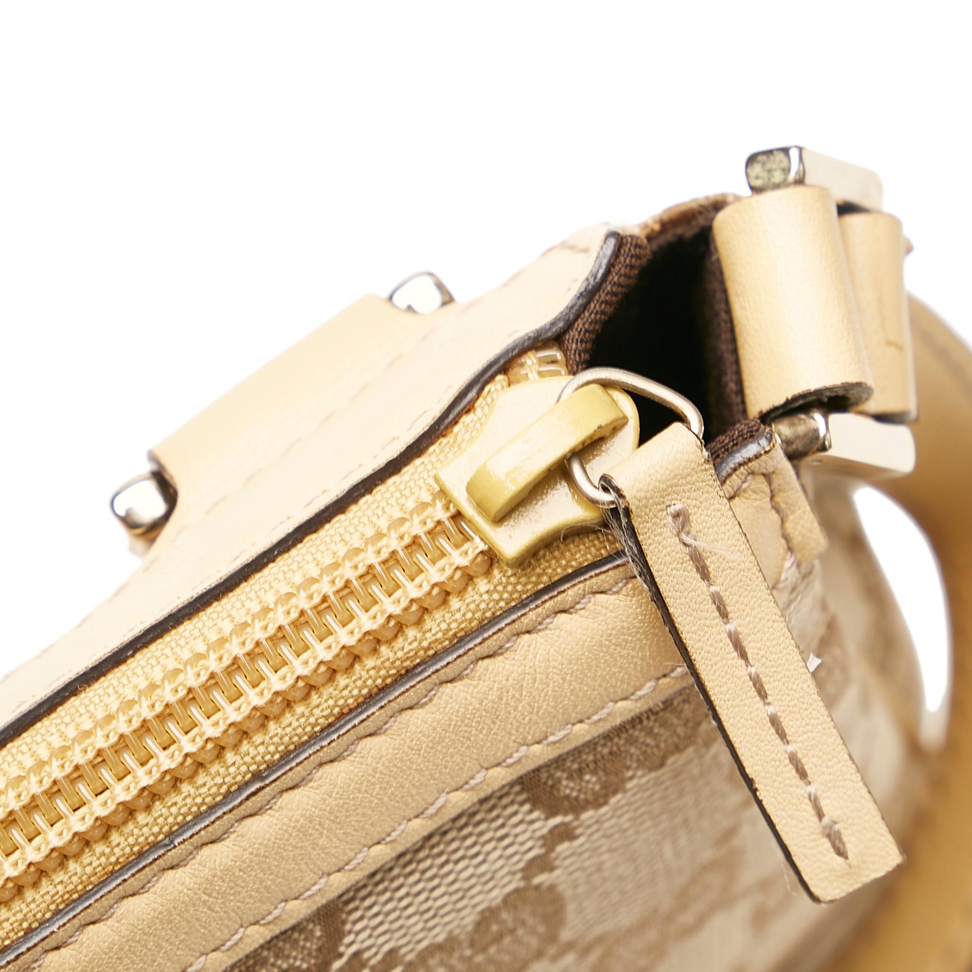 Gucci Gucci Canvas Abbey D-Ring Baguette (SHG-33770)