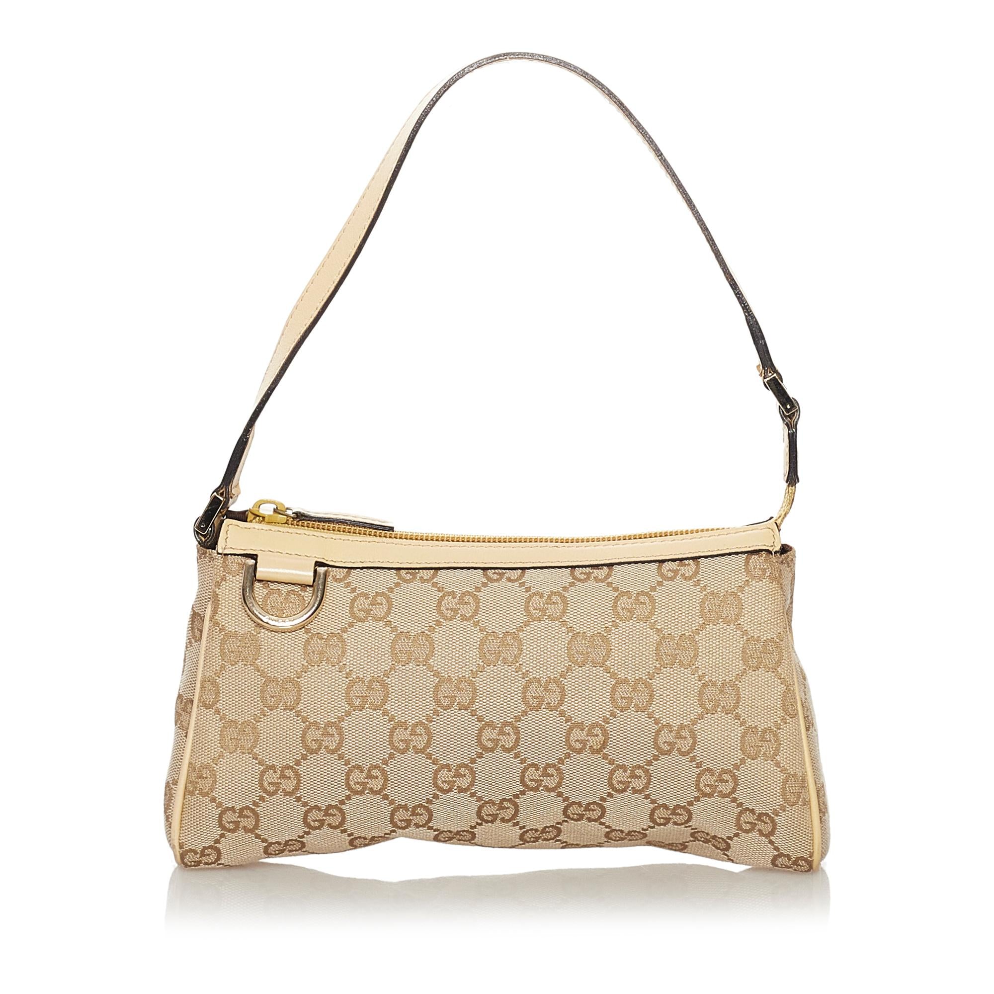 Gucci Gucci Canvas Abbey D-Ring Baguette (SHG-33770)
