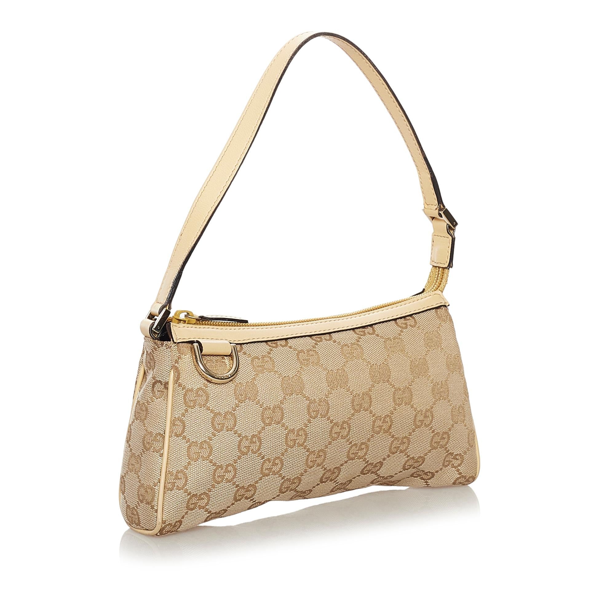 Gucci Gucci Canvas Abbey D-Ring Baguette (SHG-33770)