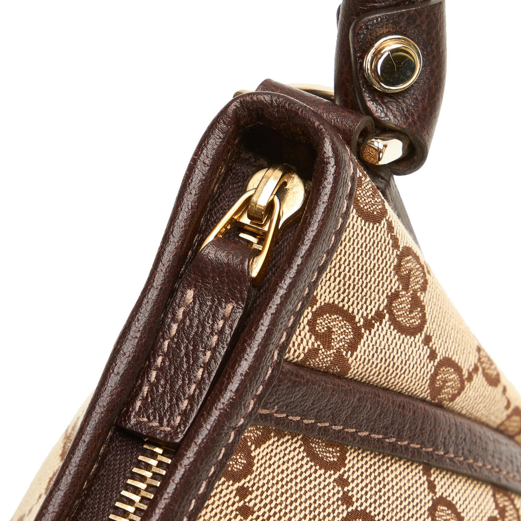 Gucci GG Canvas Abbey D-Ring Baguette (SHG-fGjZS8)