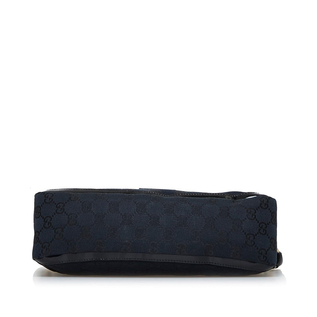 Gucci GG Canvas Abbey D-Ring Baguette (SHG-WSFJfB)