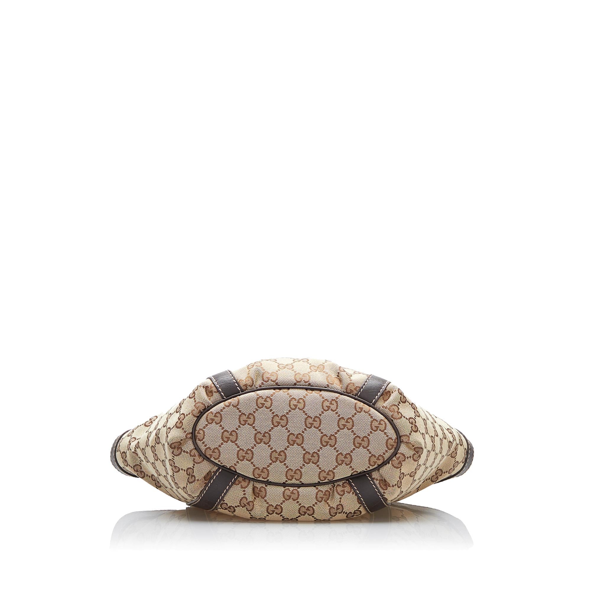 Gucci GG Canvas Abbey D-Ring Bucket Tote (SHG-URGinx)