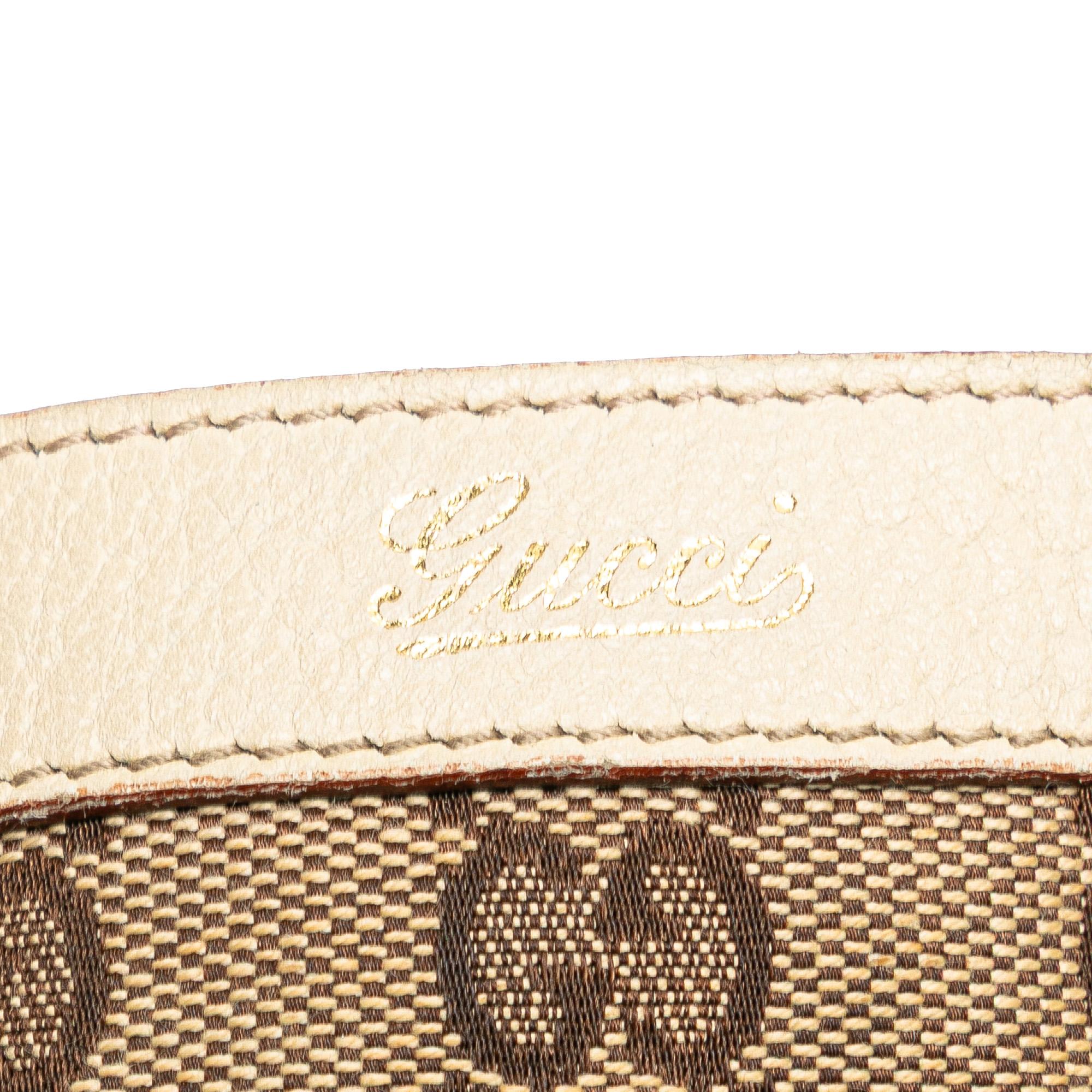 Gucci GG Canvas Abbey D Ring Convertible Satchel
