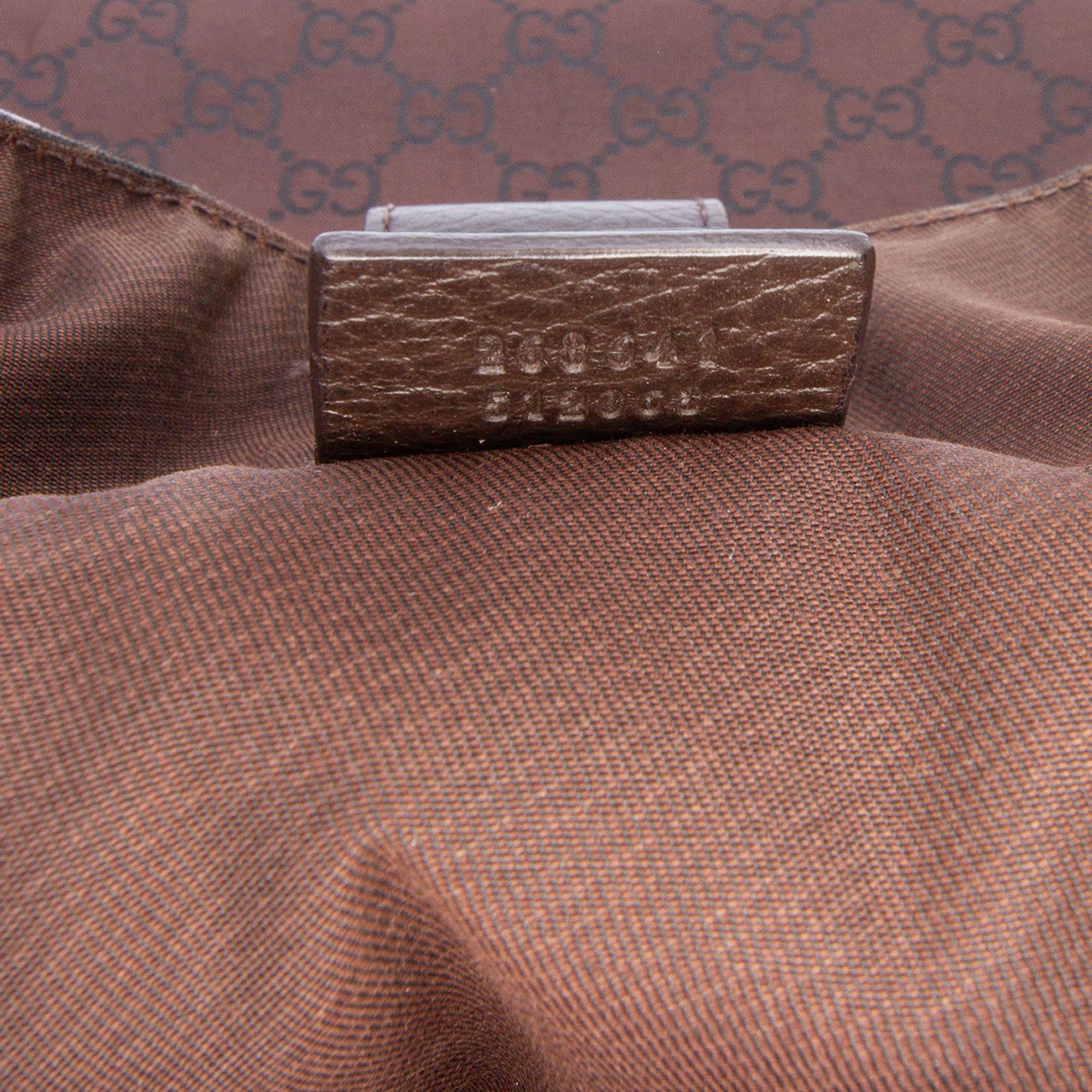 Gucci GG Canvas Abbey D Ring Convertible Satchel