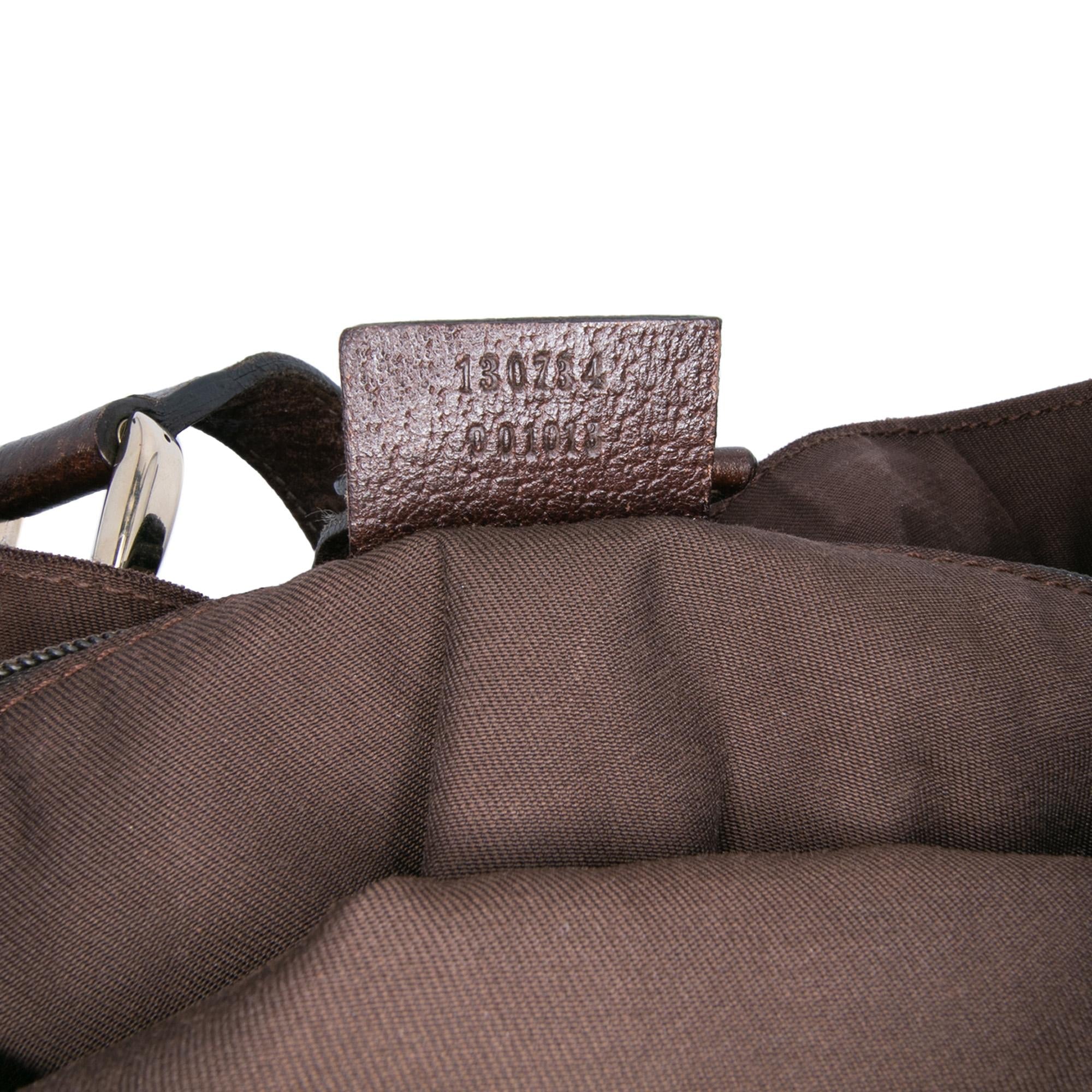 Gucci GG Canvas Abbey D Ring Convertible Satchel