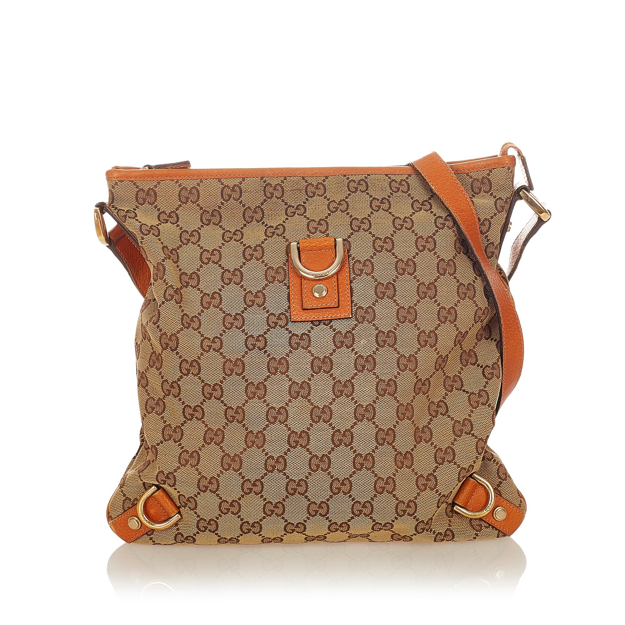Gucci Gucci Canvas Abbey D-Ring Crossbody Bag (SHG-26539)